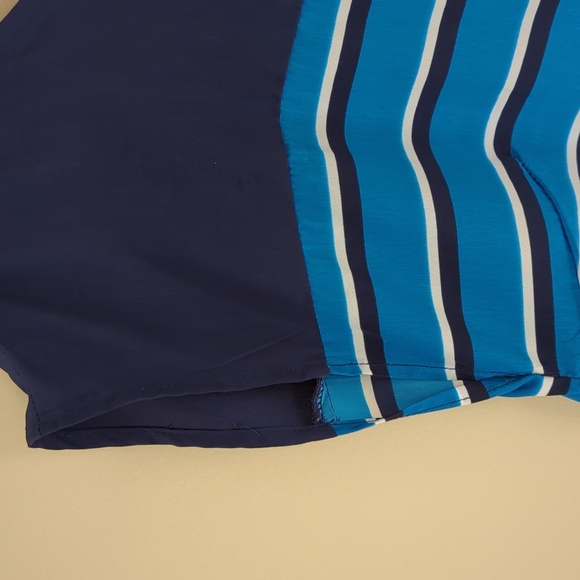 Old Navy Sleeveless Rainbow Stripe Shift Dress M Blue Pink - Picture 7 of 16